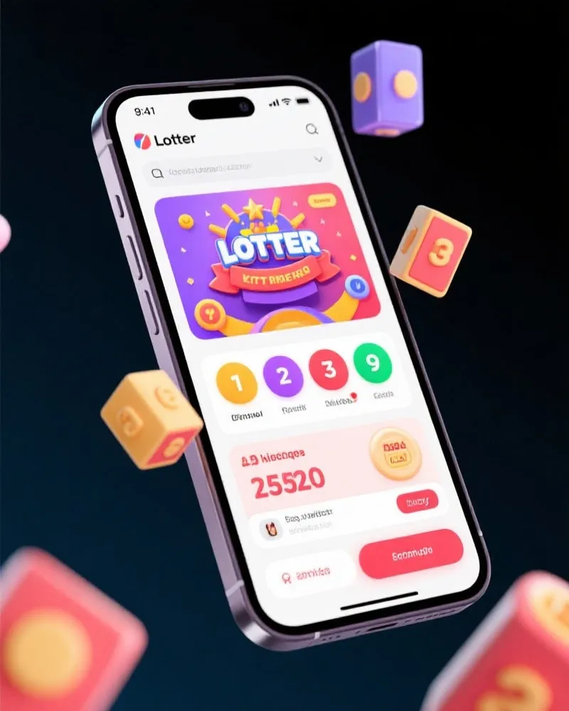 代买彩票 APP 界面展示