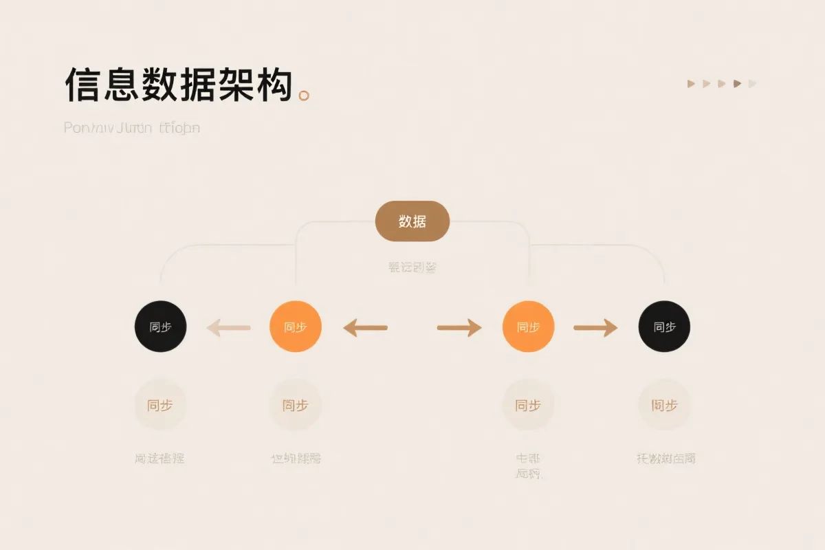 数据流程与同步机制的简化流程图